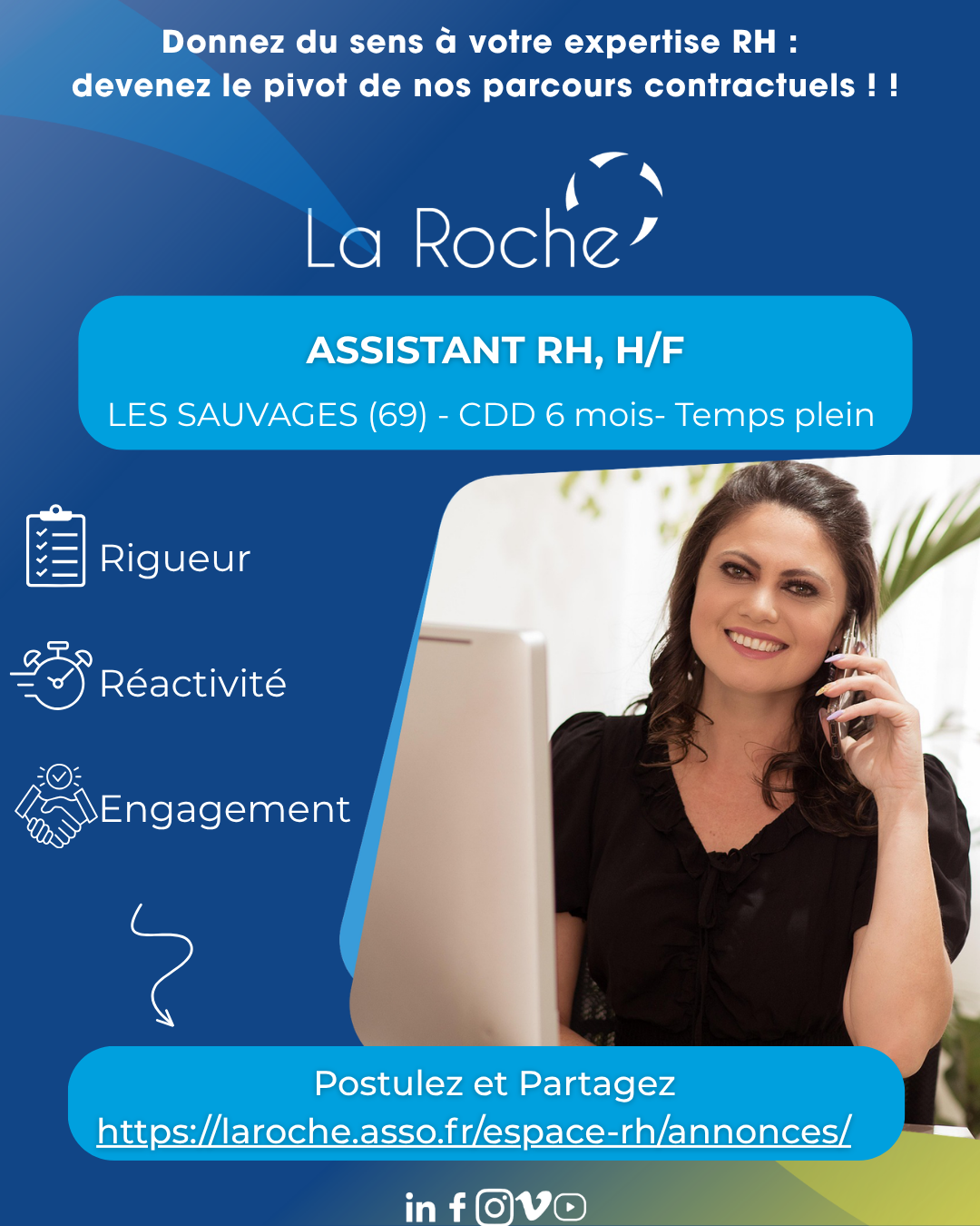 Offre d'emploi Assistant RH