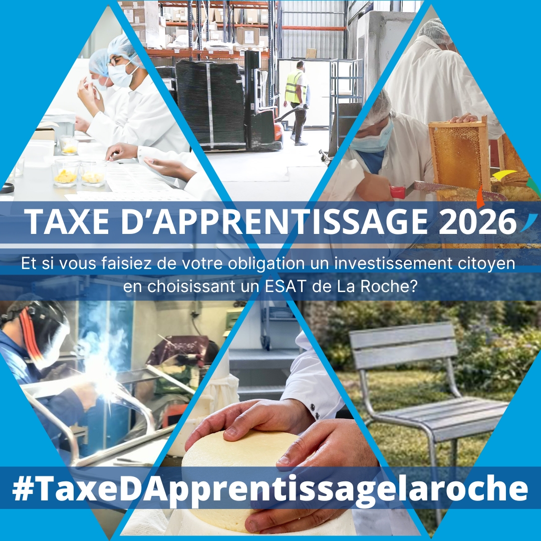 Visuel Taxe d'Apprentissage - Association La Roche