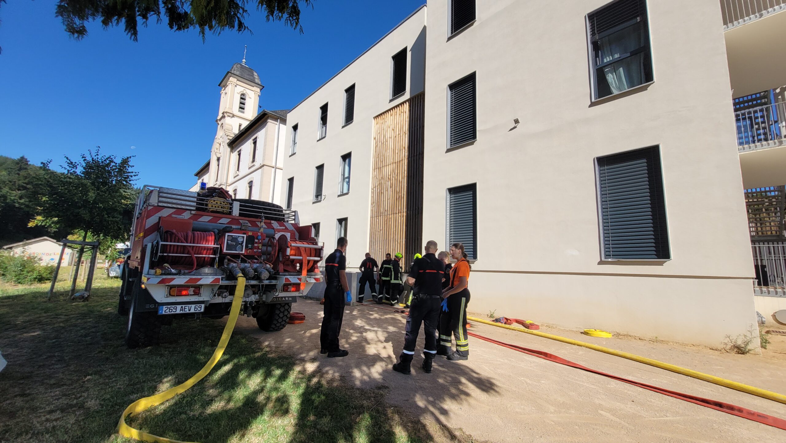 Exercice de sécurité et partenariat avec les pompiers