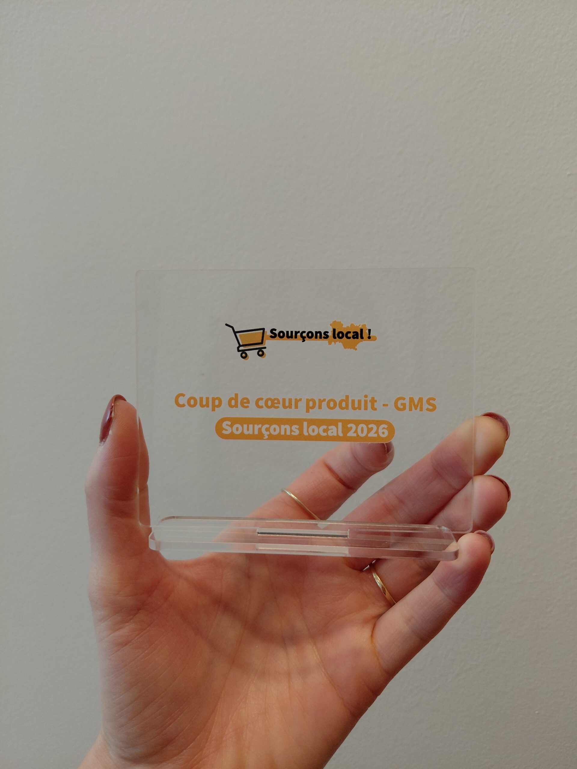 Trophée Coup de Cœur GMS Sourçons Local