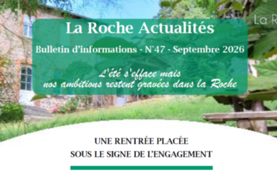 Enfin là ! Votre nouveau La Roche Actualités de rentrée est arrivé !